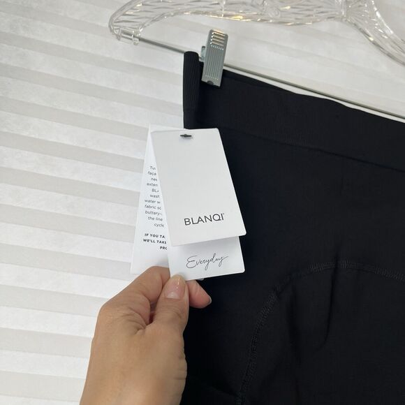 Blanqi Everyday Seamless Maternity Support Leggings with Pockets black sz M - Picture 4 of 8